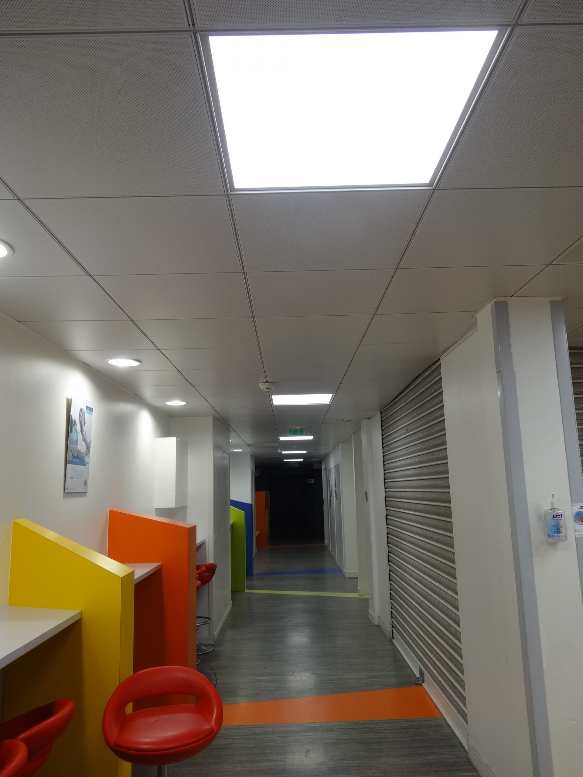 nouvel éclairage LED clinique