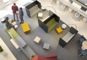 Aménagement espaces de travail en coworking - Bloom Inside Lyon