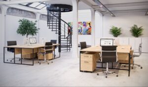 aménagement espaces de travail, open-space, bureaux collaboratifs - Bloom Inside Lyon