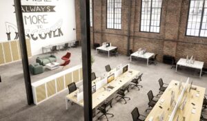 Aménagement espaces de coworking ou de travail, en flex-office, bureaux collaboratifs - Bloom Inside Lyon