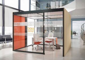 Aménagement espaces de travail à Lyon - espaces réunion acoustique - Bloom Inside Lyon
