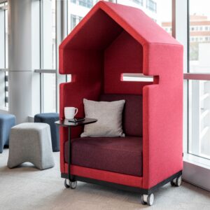 Aménagement espaces de travail en flex-office - espace acoustique de concentration - Bloom Inside Lyon